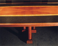 Kilpatrick Stockton Board Table with Granite Inlay in collaboration with The Century Guild (detail).